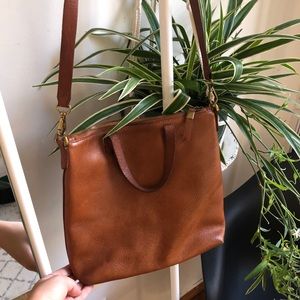 The Zip-Top Transport Crossbody Bag English Saddle